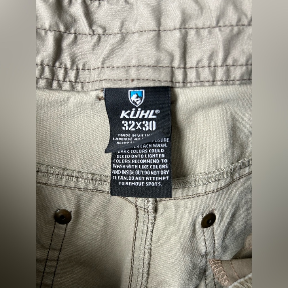 Kuhl Pants Mens 32/30 Patina Dye Revolvr Outdoor Trail Hiking Gorpcore Cargo - Picture 5 of 7
